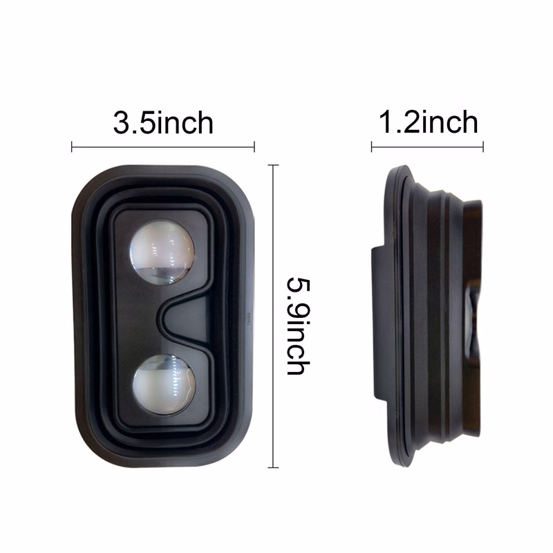 Foldable Silicone 3D VR Glasses