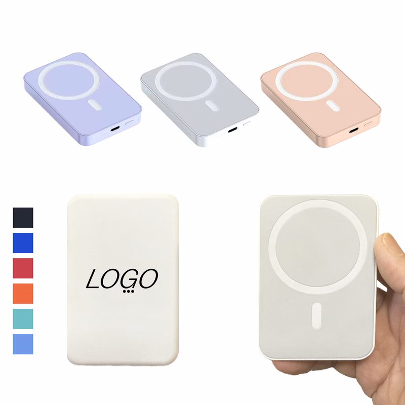 Portable 5000 mAh Magnetic Wireless Power Bank