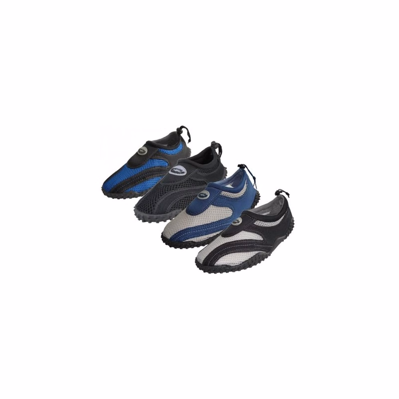 Men's Aqua Sock Shoes - Sizes 7-13 Nylon Mesh Assorted Colors