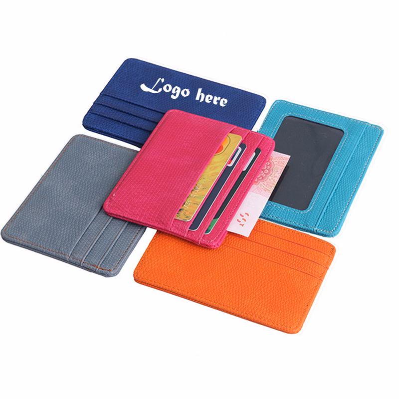 Classy Professional Slim Mini PU Leather Card Holder