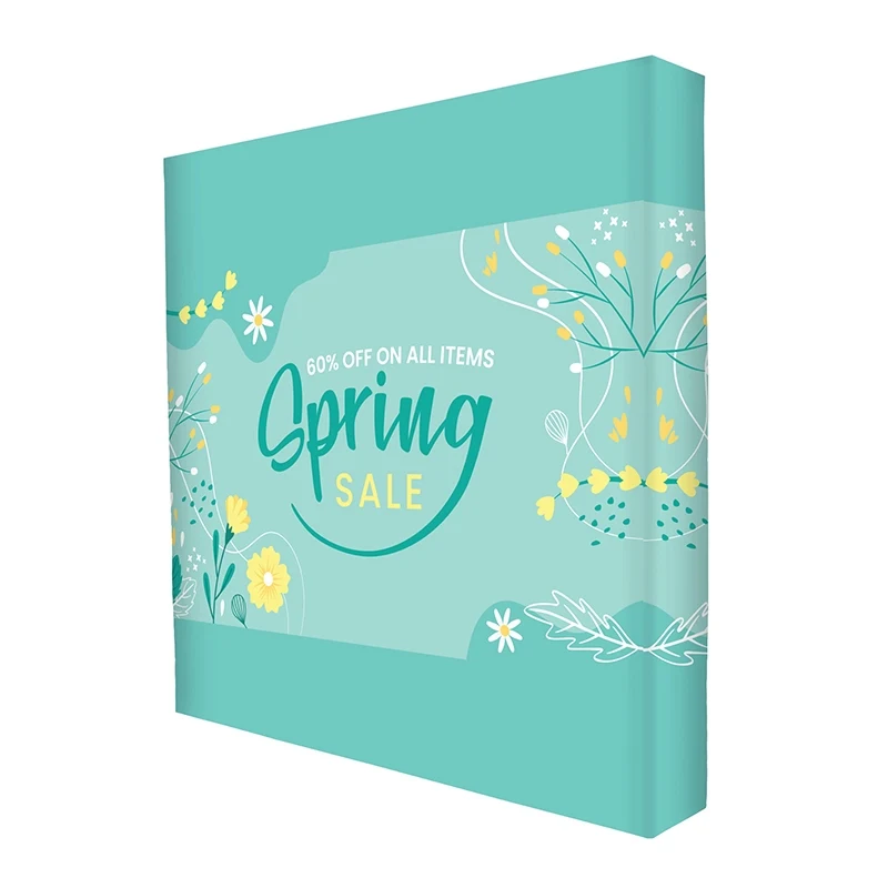 DisplaySplash Pop-Up Fabric Display - 7.5' W x 7.5' H 1