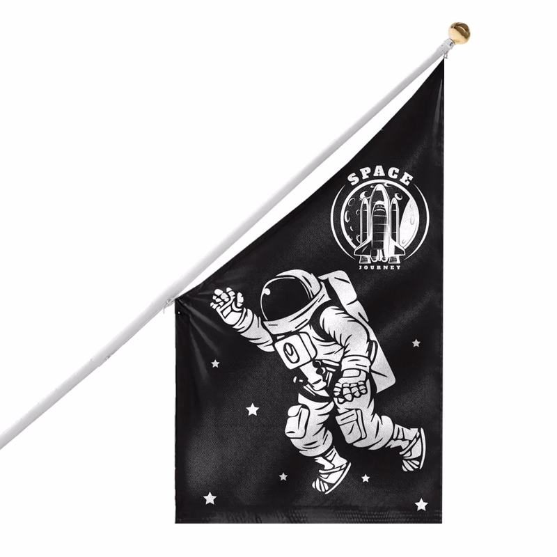 Screen Sublimation Building Flags 6.93' x 4'