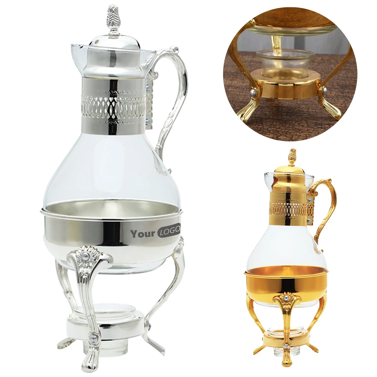 Iron Vintage Heatable Coffee Pot 1
