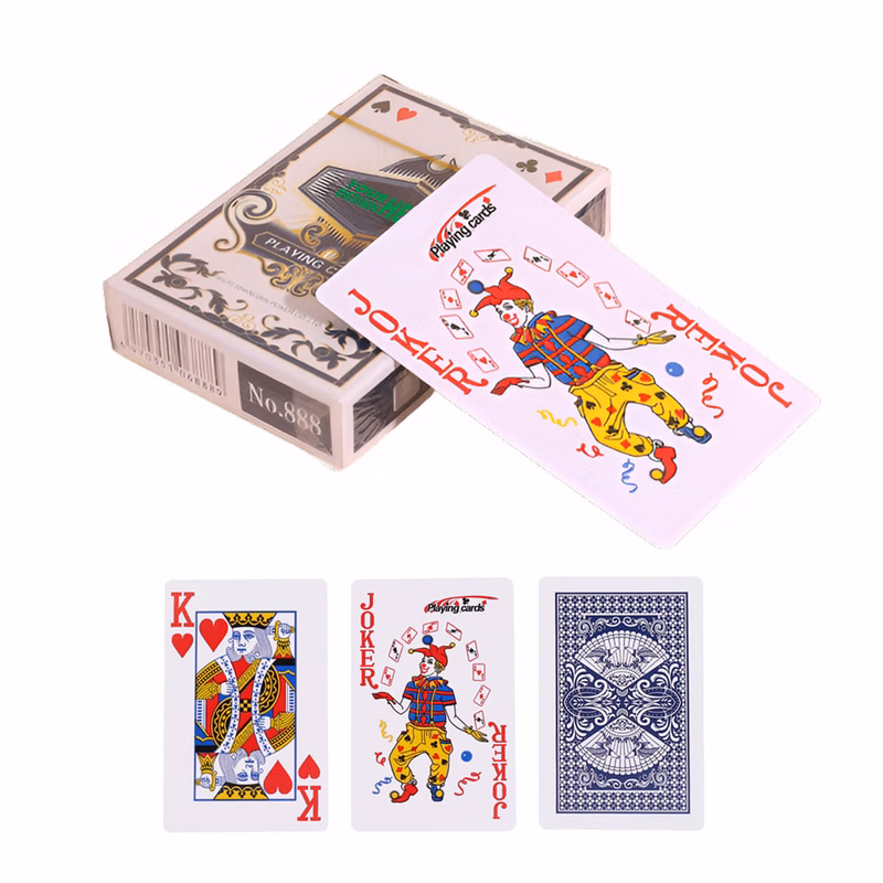 MOQ50 Custom Premium Poker Playing Cards Thickened