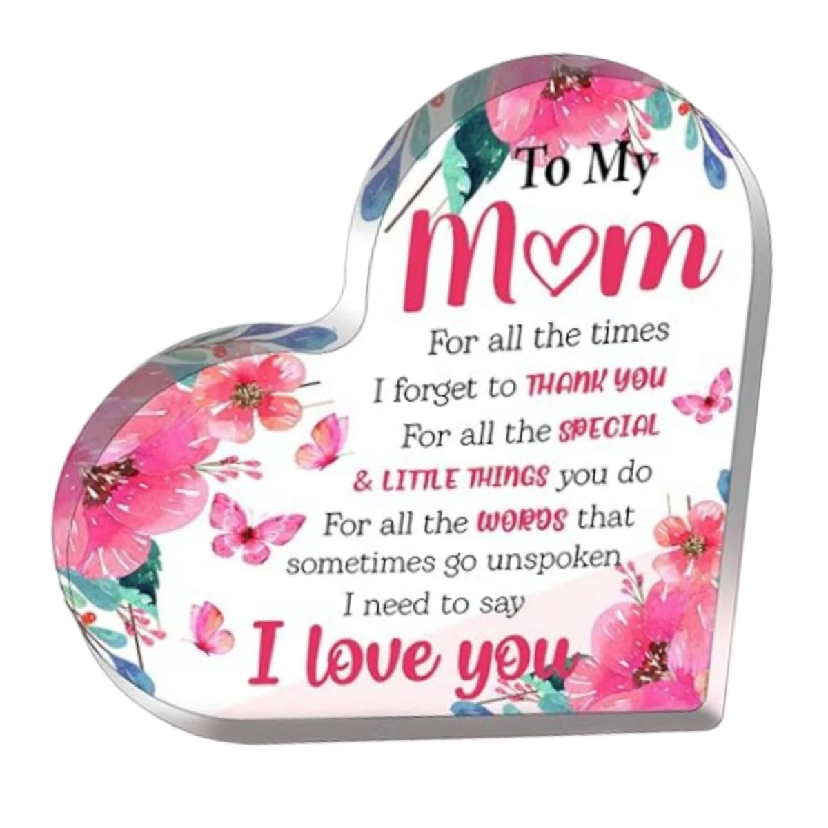 Custom Acrylic Heartfelt Trophy 1