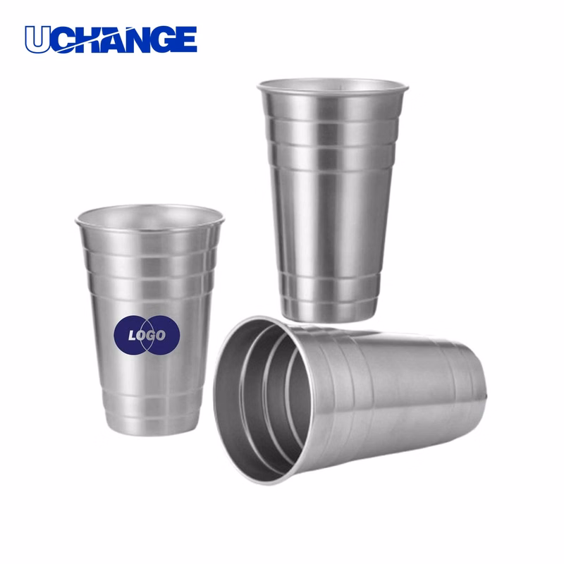 Aluminum Party Drink Cup Container (16 Oz)