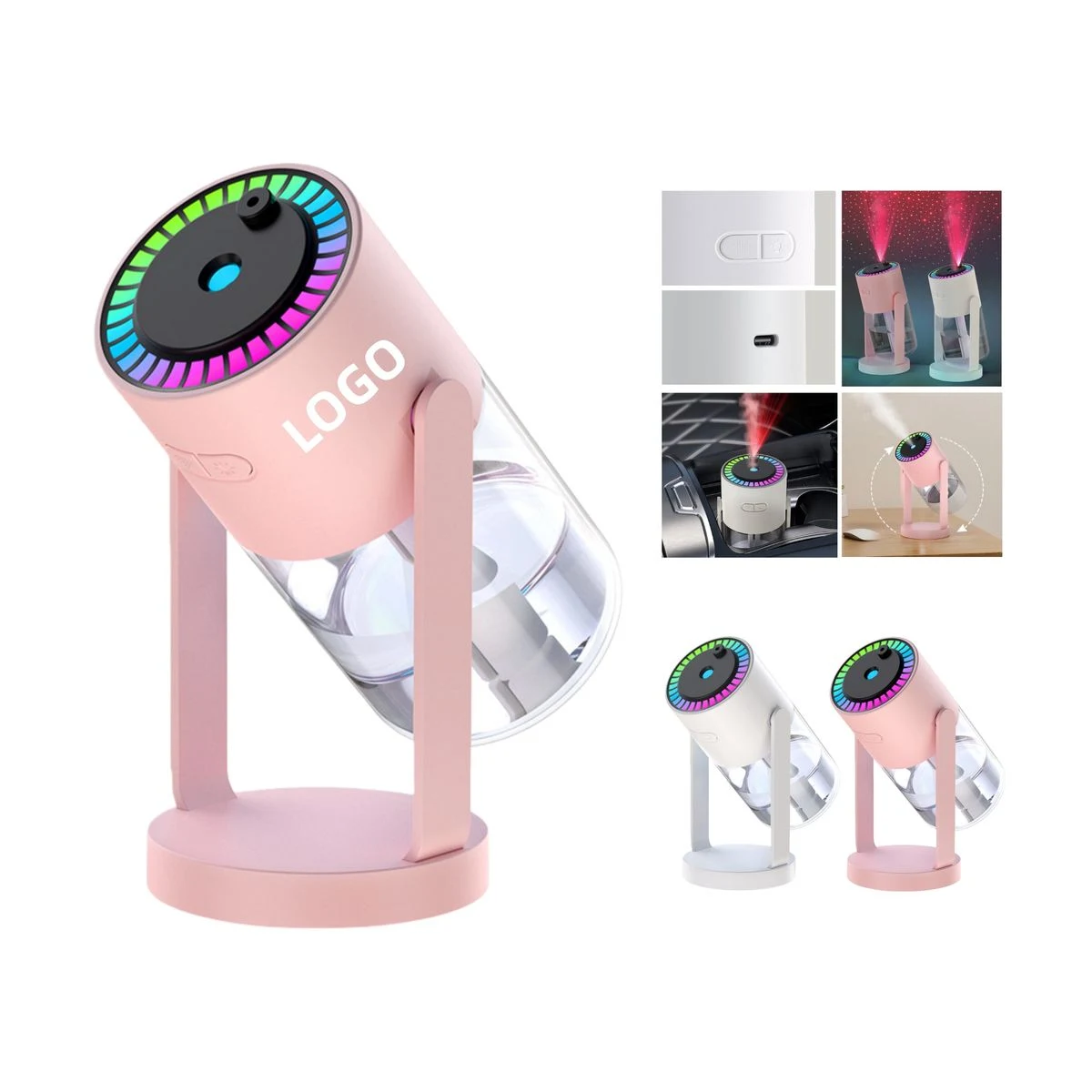 ABS Silicone Night Light Humidifier 1