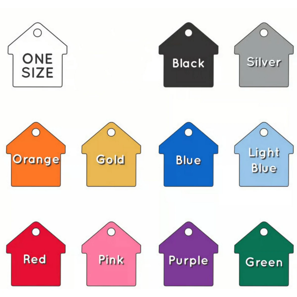 House Aluminum Tag - 100% MADE IN THE USA 1
