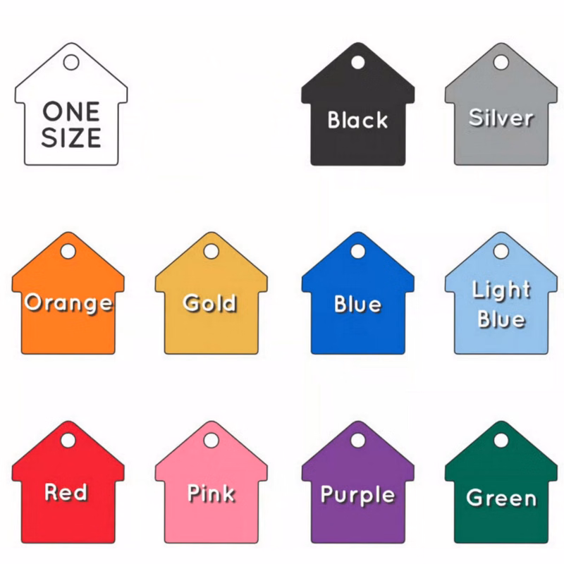 House Aluminum Tag - 100% MADE IN THE USA