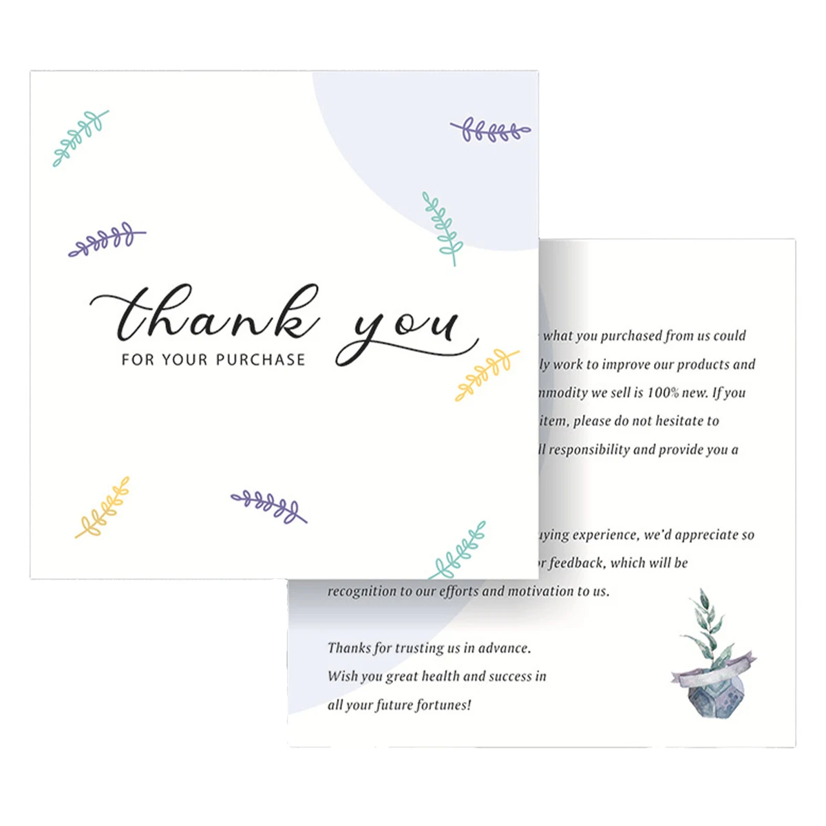 Gratitude Card with Eggshell Pattern 1