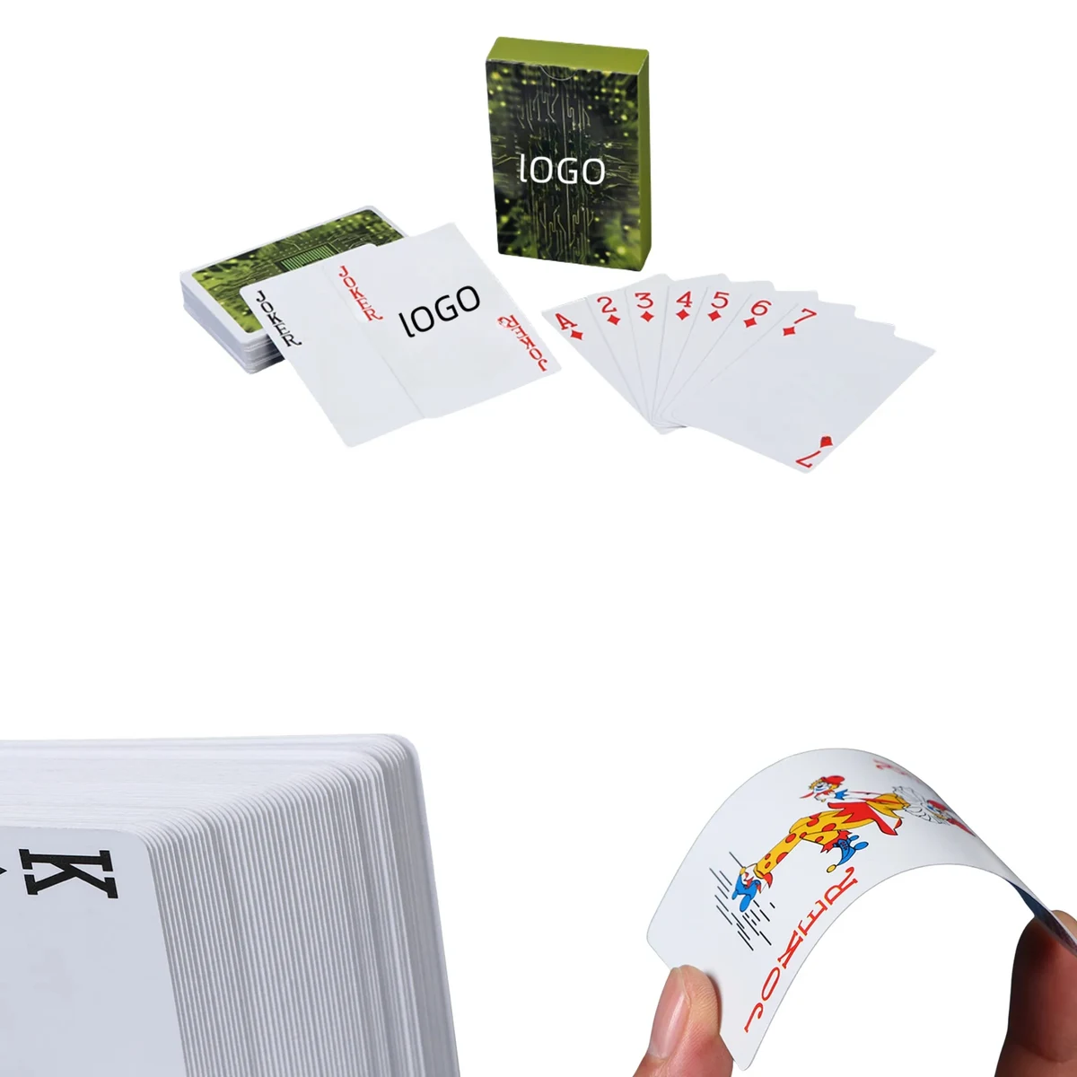 Custom Back And Faces Poker Size Playing Cards 1