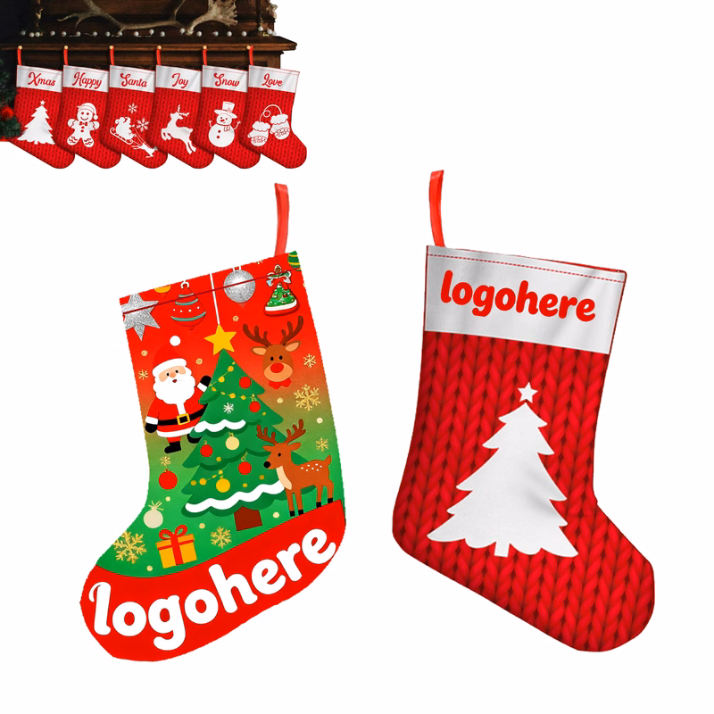 Custom Family Christmas Stockings for Fireplace