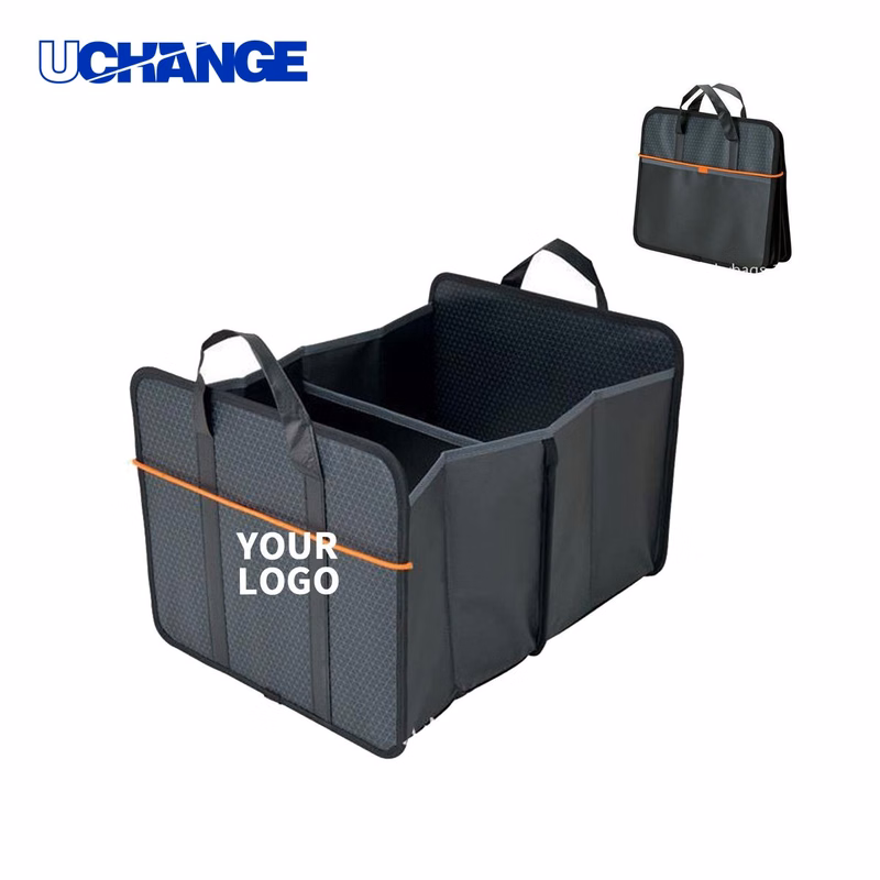 Foldable Oxford Trunk Organizer with Dual Compartments