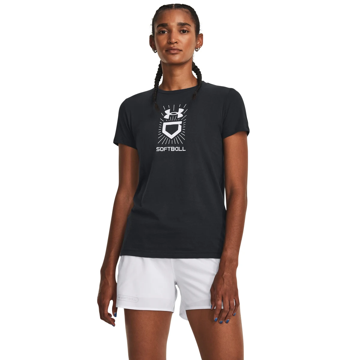 UA Vertical Logo Women's Short Sleeve 1