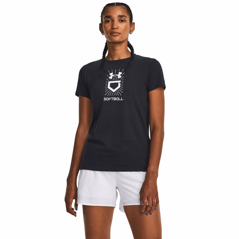 UA Vertical Logo Women's Short Sleeve