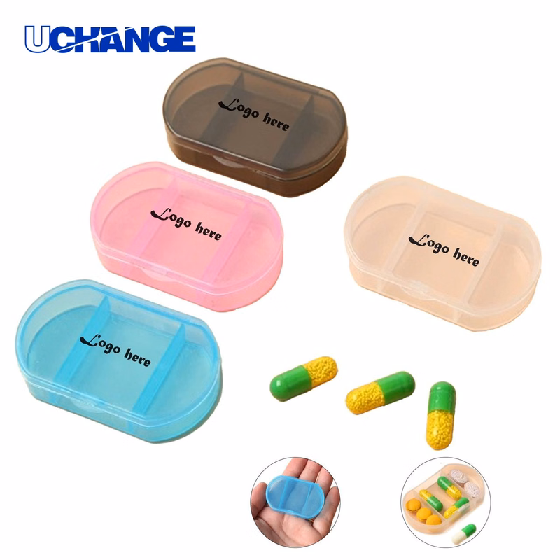 Travel Daily 3-Compartment Travel Pill Box Organizer
