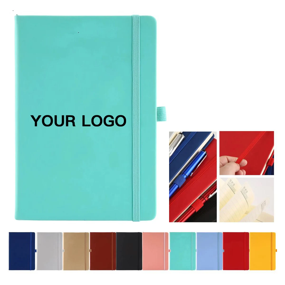 PU Leather Journal with 200 Pages and Strap Closure 1