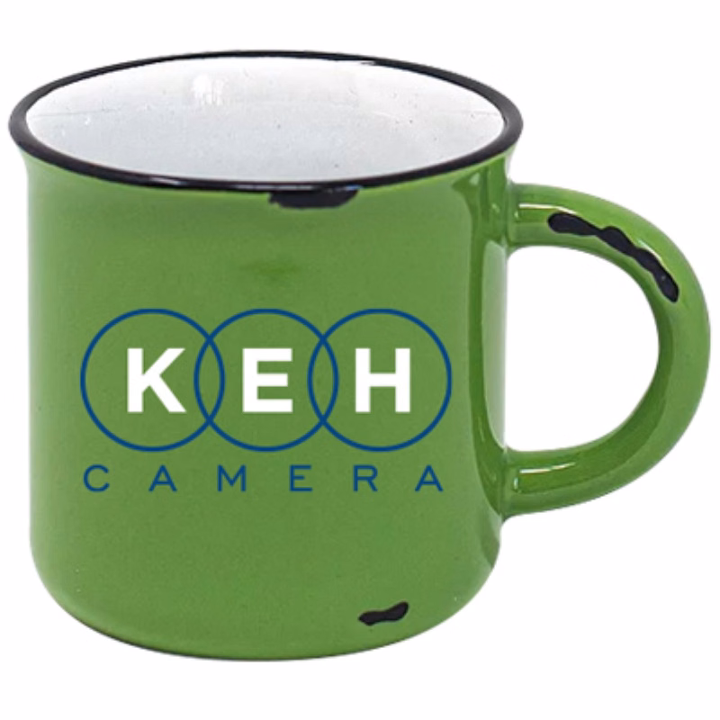15 oz Vintage Western Lime Green Ceramic Mug
