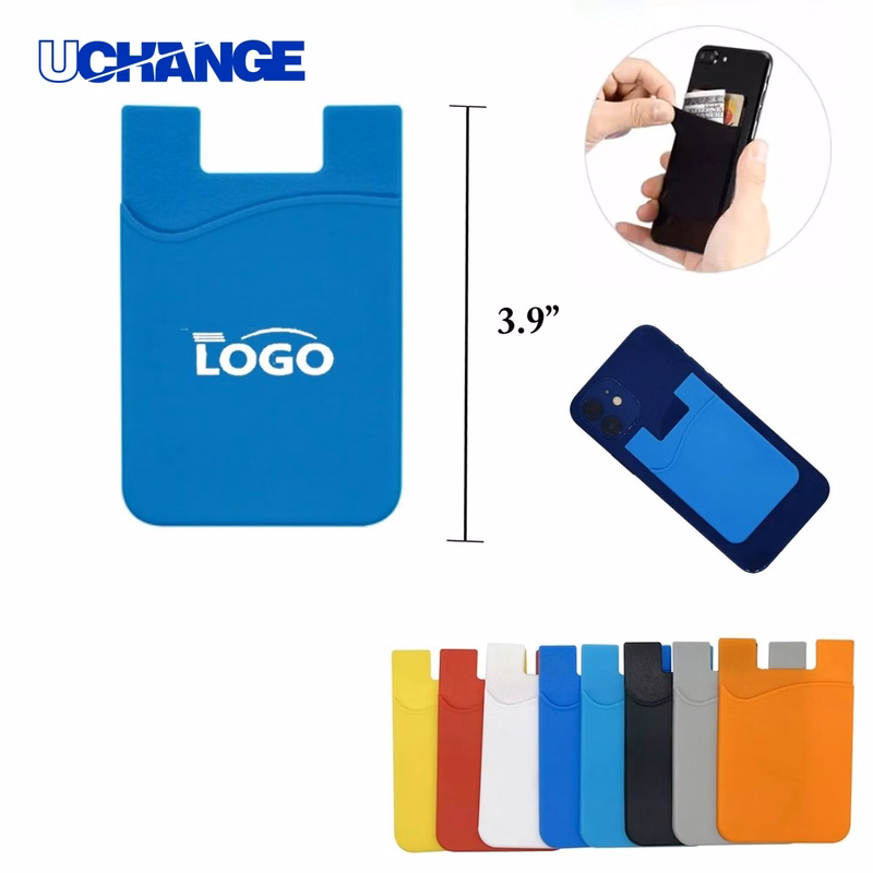 Silicone Adhesive Phone Card Holder