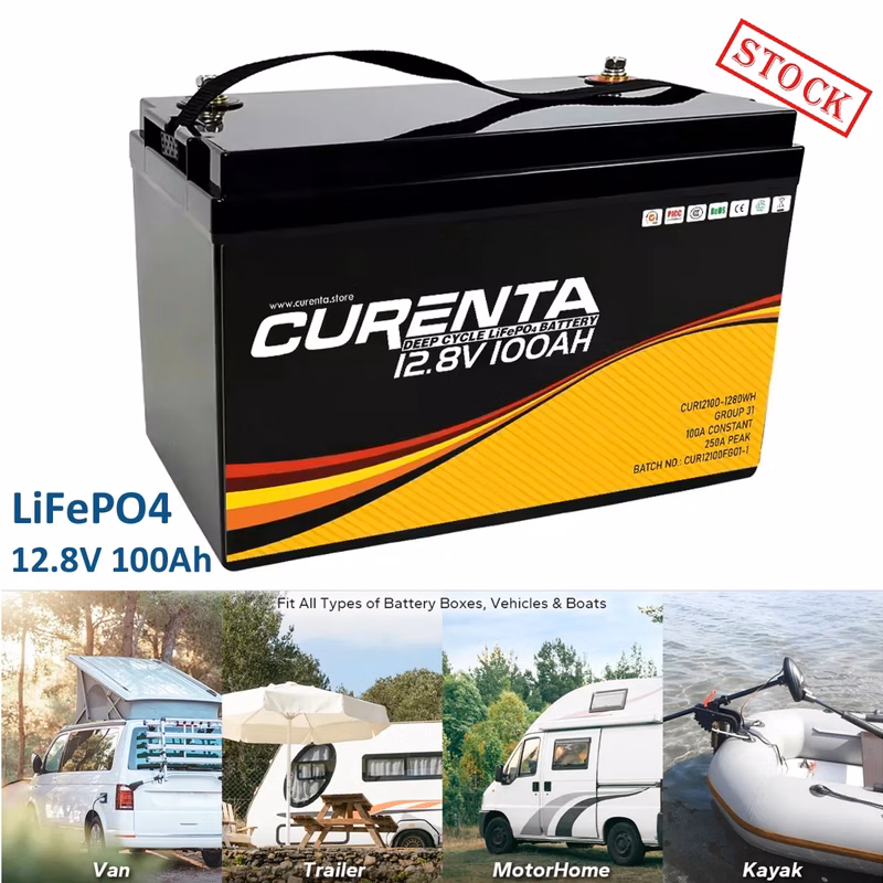 12.8V 100AH Deep Cycle Lithium Battery