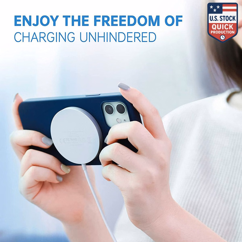 Magnetic Wireless Charger 15W Fast Charger Compatible With MagSafe Wireless Charger