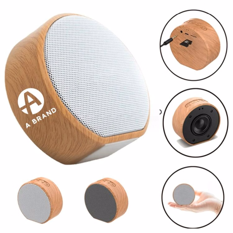Wood Grain Bluetooth Mini Speaker
