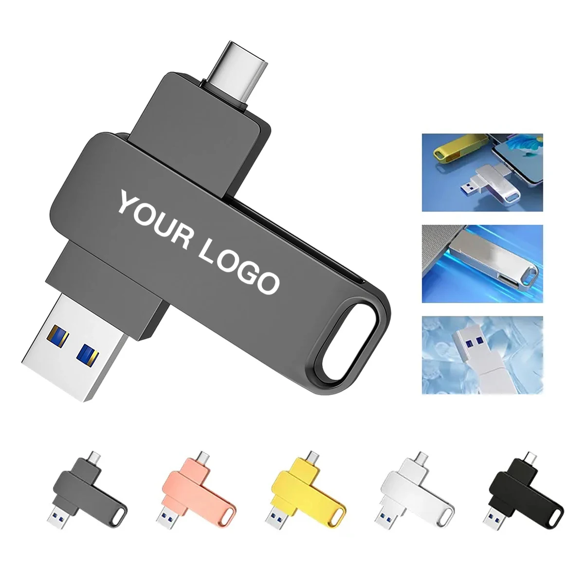 Type C Flash Drive for Laptop and Smartphone 1