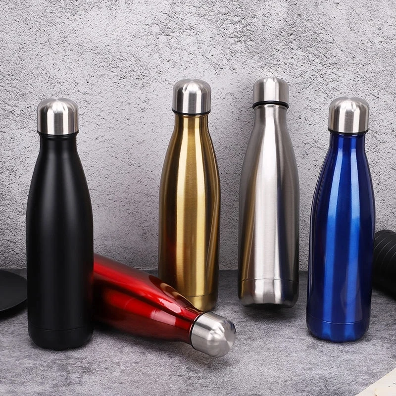 17 OZ Vacuum Wall Stainless Steel Cola Water Bottle Tumbler 1