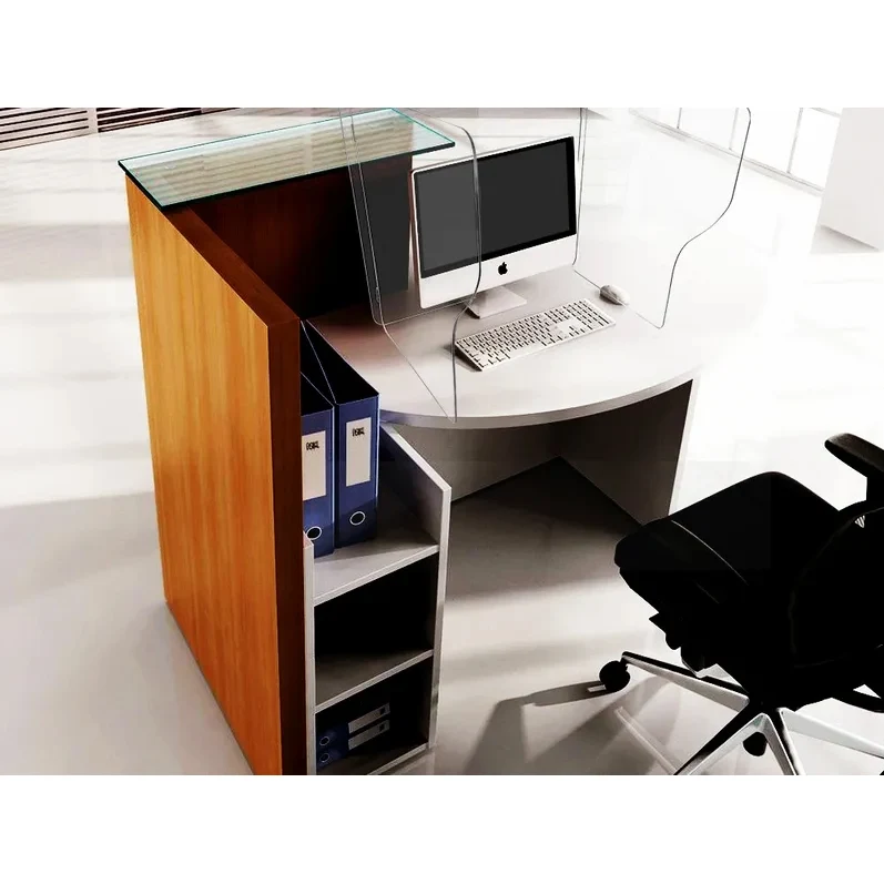 Reception Desk Sneeze Guard 1