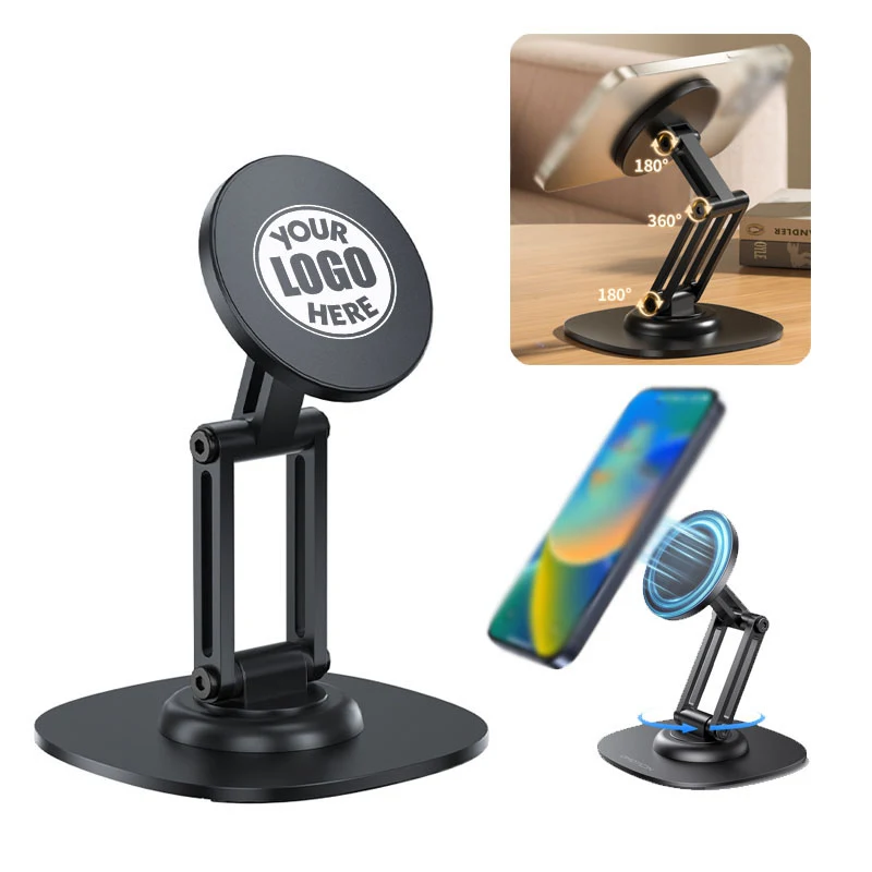 Multi-Functional Rotating Magnetic Metal Phone Stand 1