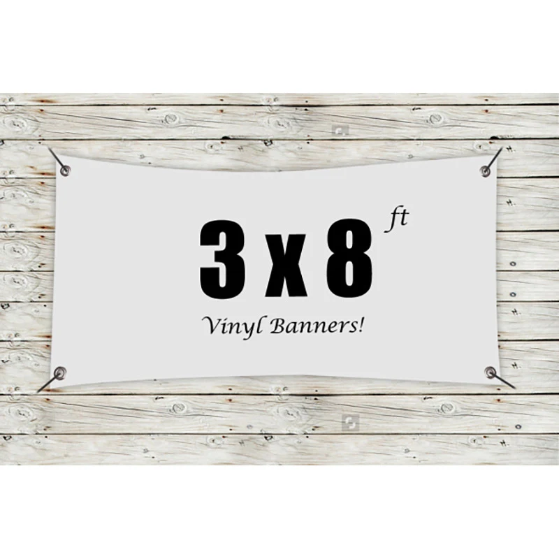 Custom 3' x 8' Vinyl Banners 1