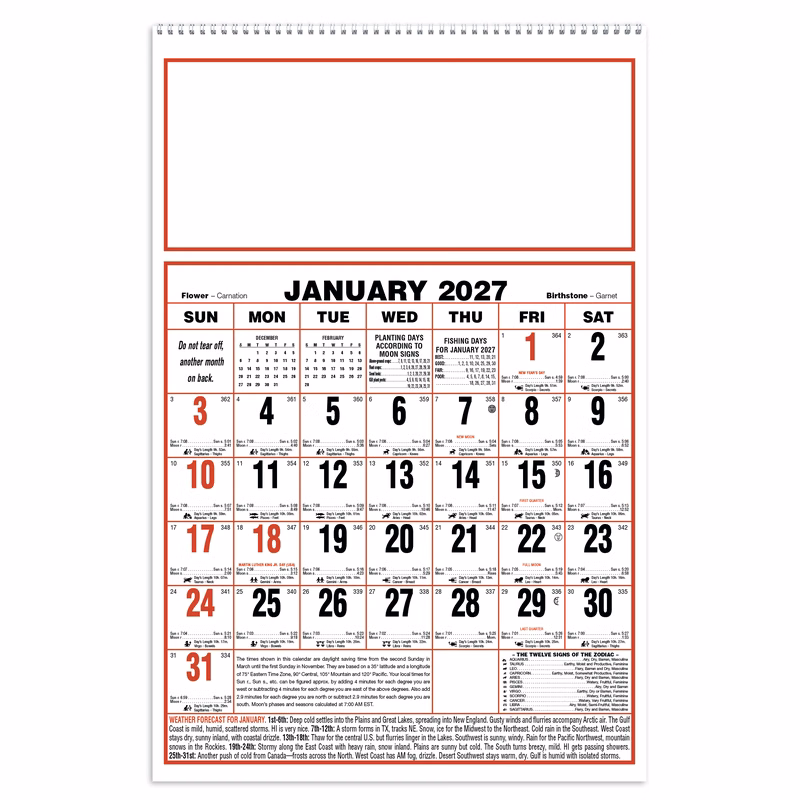 Triumph® Calendars Large Almanac