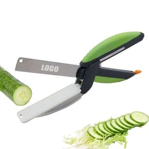 2 In 1 Smart Scissors Cutter With Detachable Cutting Board 1