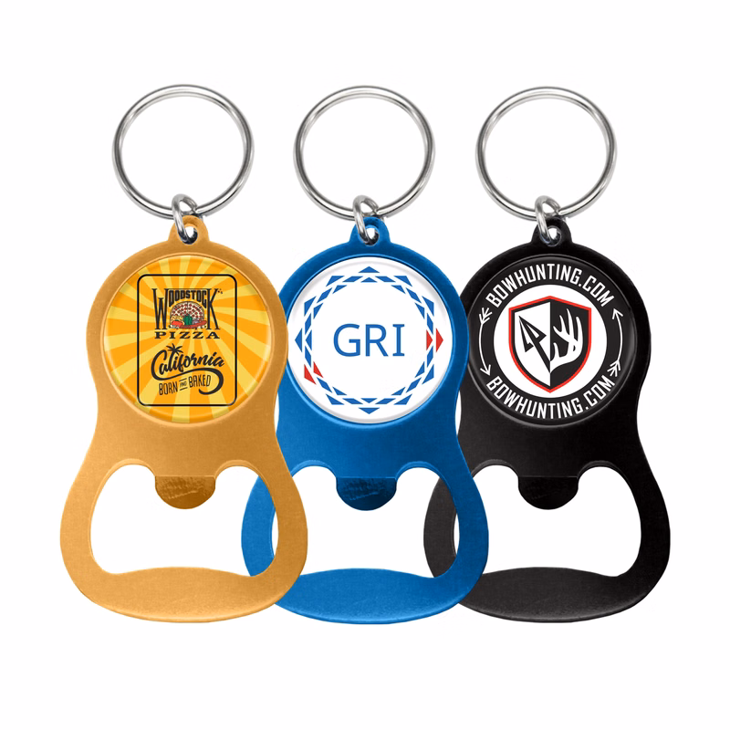 Colorful Aluminum Bottle Openers (2-Sided)