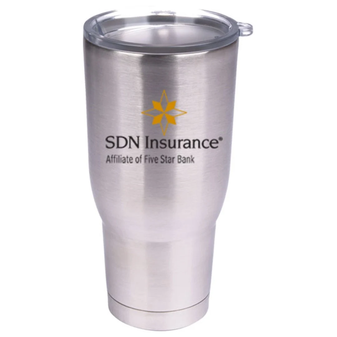 32 oz Pro32 Stainless Steel Vacuum Insulated Travel Mug with Clear Lid 1