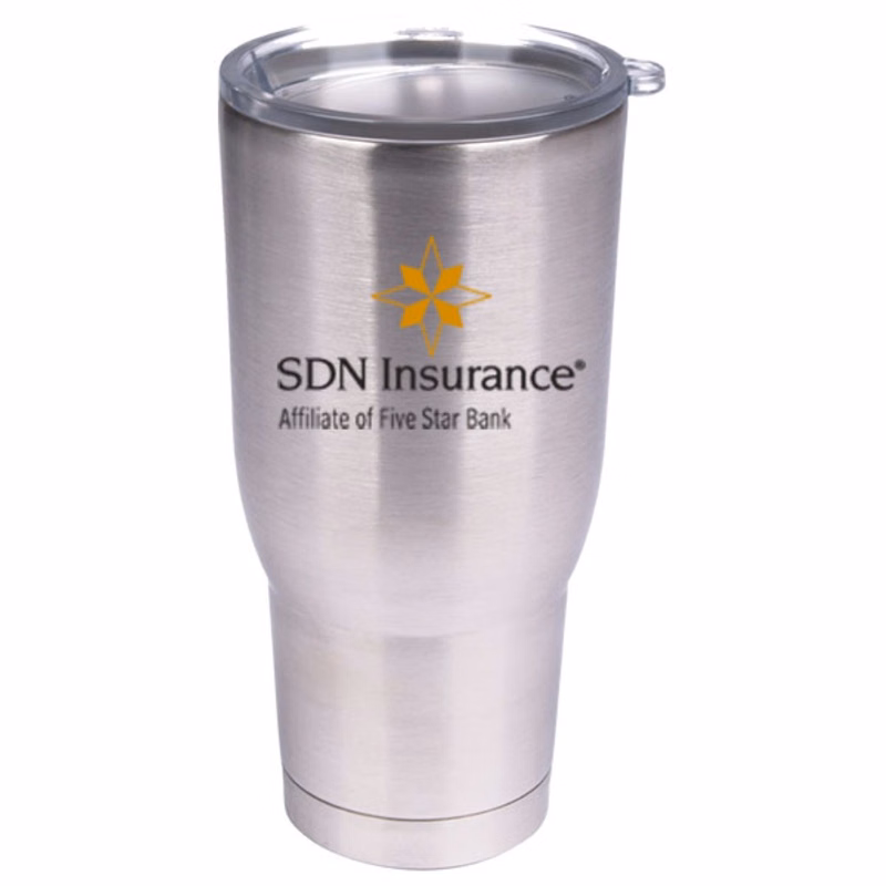 32 oz Pro32 Stainless Steel Vacuum Insulated Travel Mug with Clear Lid