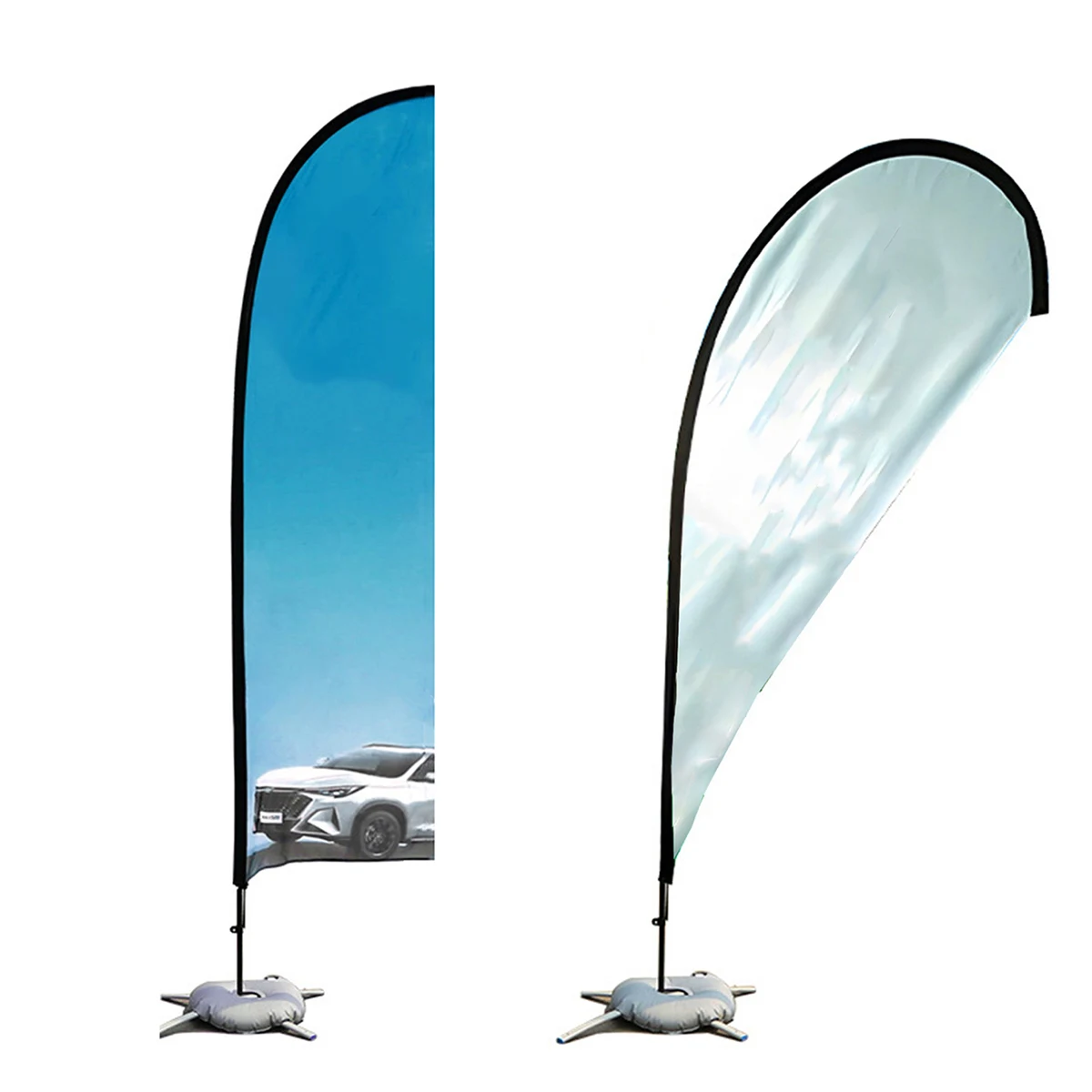 Knife Advertising Beach Flag 1