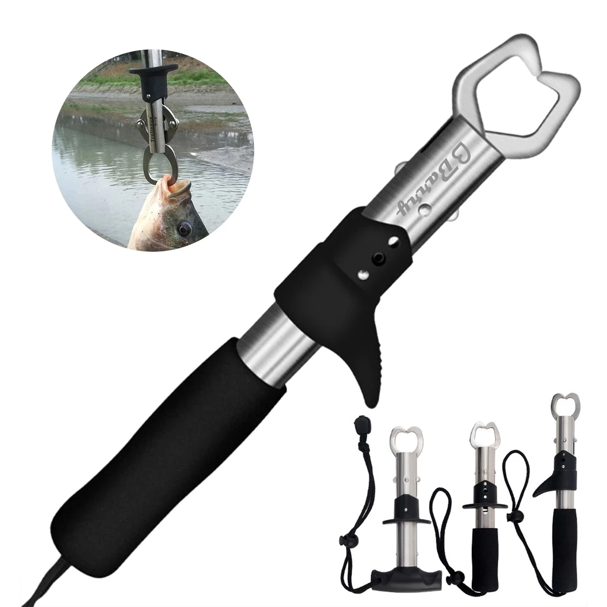 Portable Stainless Steel Fish Lip Gripper 1
