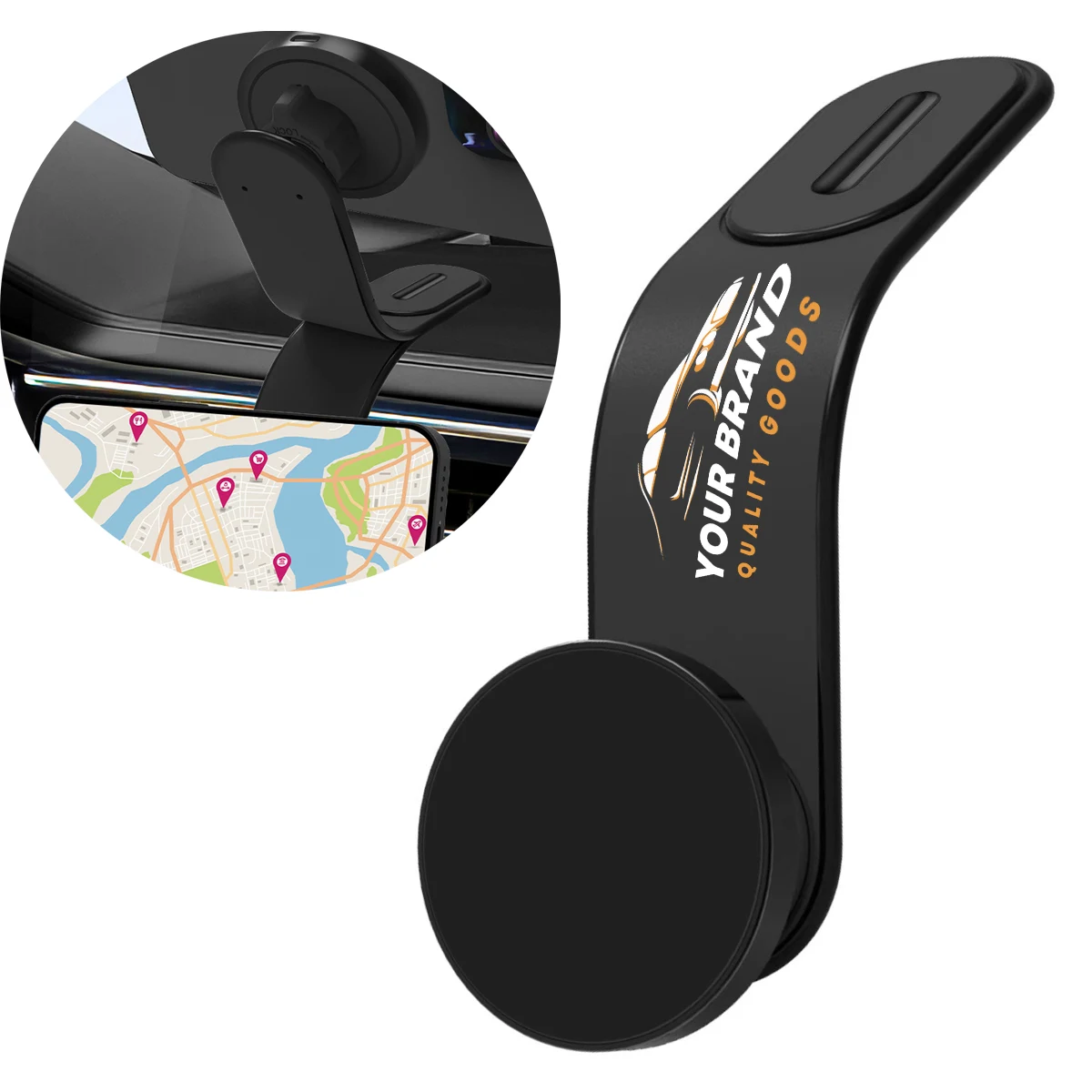 Adjustable Car Wireless Charger With Flexible Mount 1