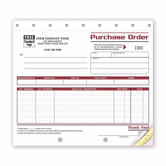 Purchase Orders, Small