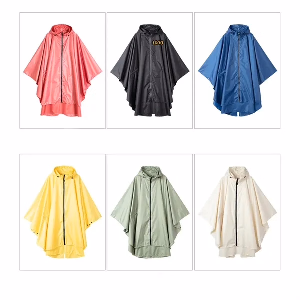 Womens Rain Poncho Jacket with Hood and Pockets for Events, Gifting and Everyday Use
