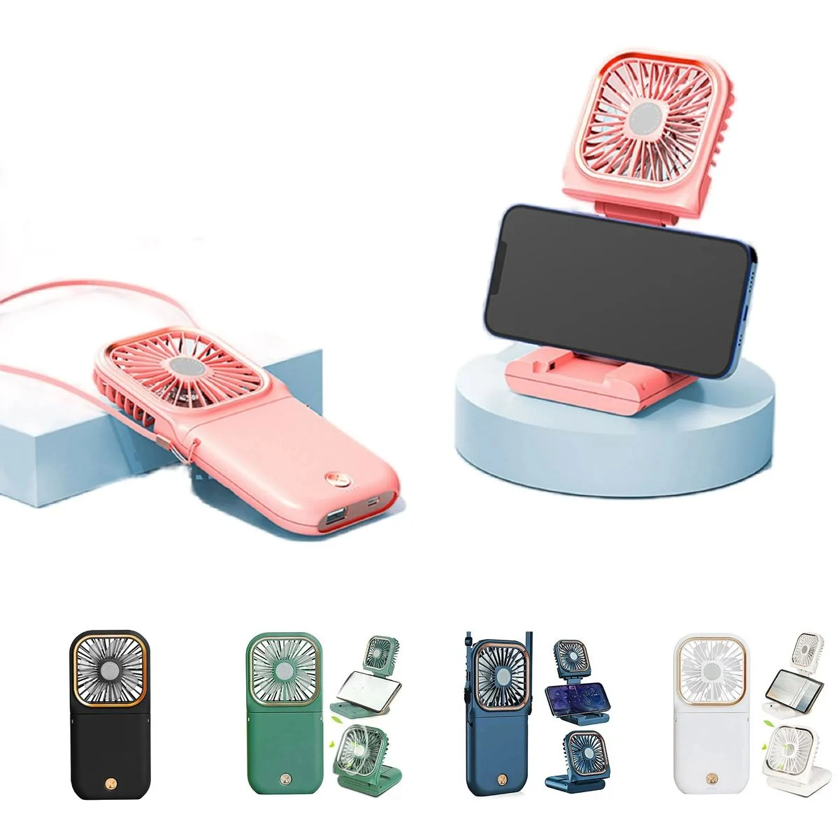 Mini Handheld Necklace Fan 1
