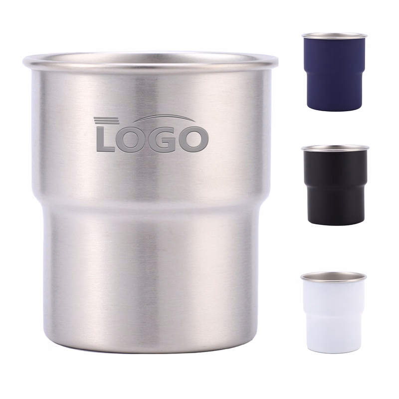 Outdoor custom stainless steel camping coffee cup
