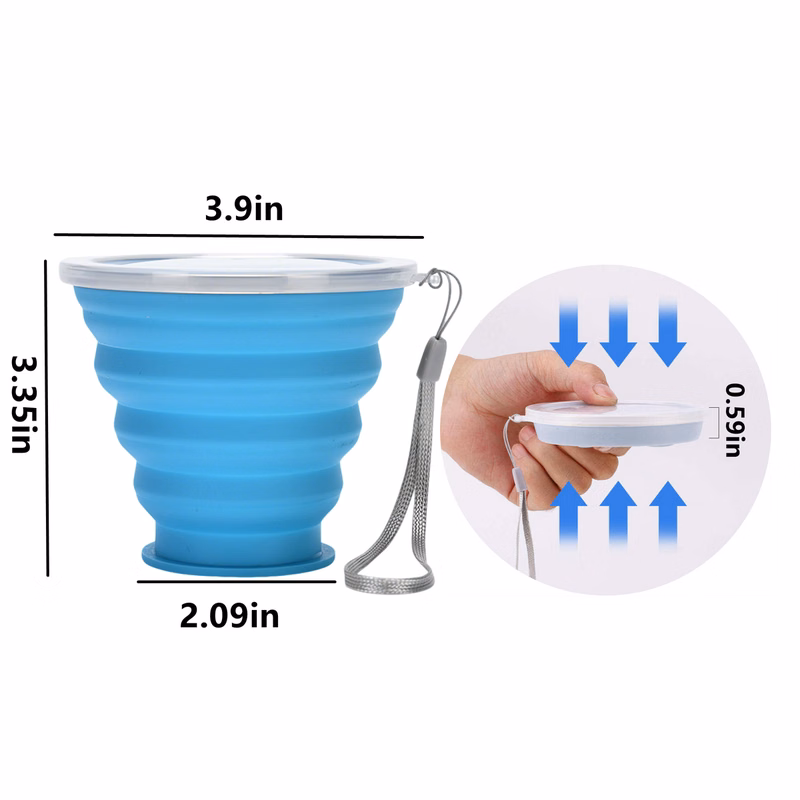 Portable Folding Silicone Cup