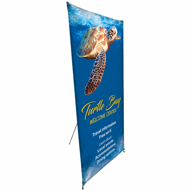 60" x 31" Economy X-Banner Kit