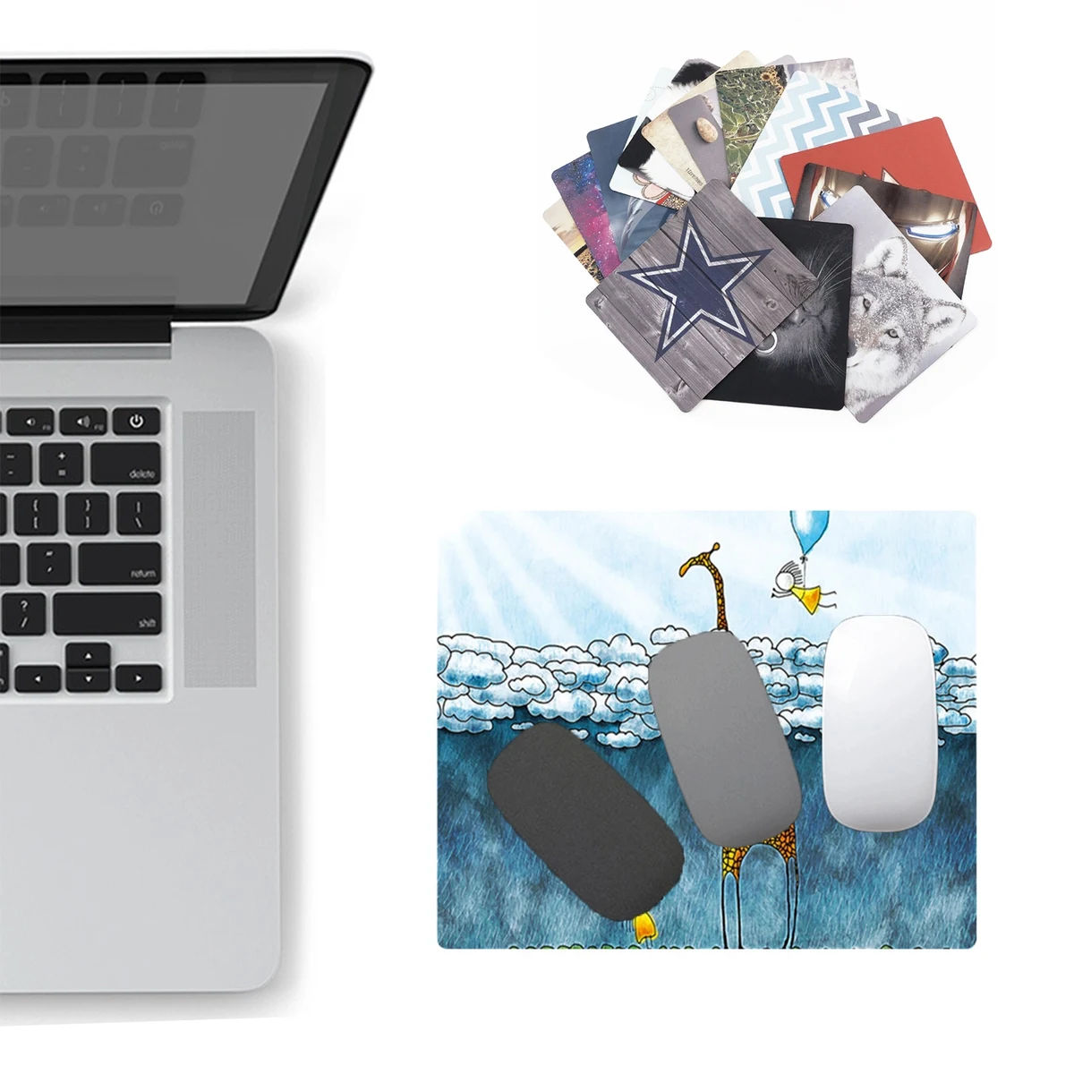 Mouse Pad 7.1"x8.7" Full Color MOQ 50 1