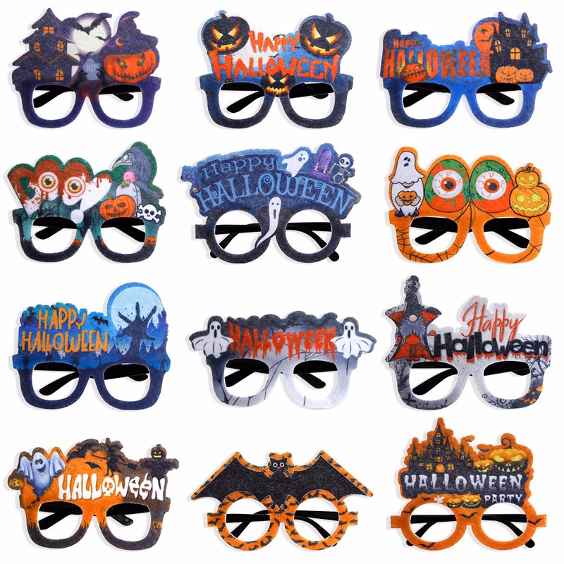 Glitter Decorations Accessories for Party Favors Kids Child Halloween Glasses