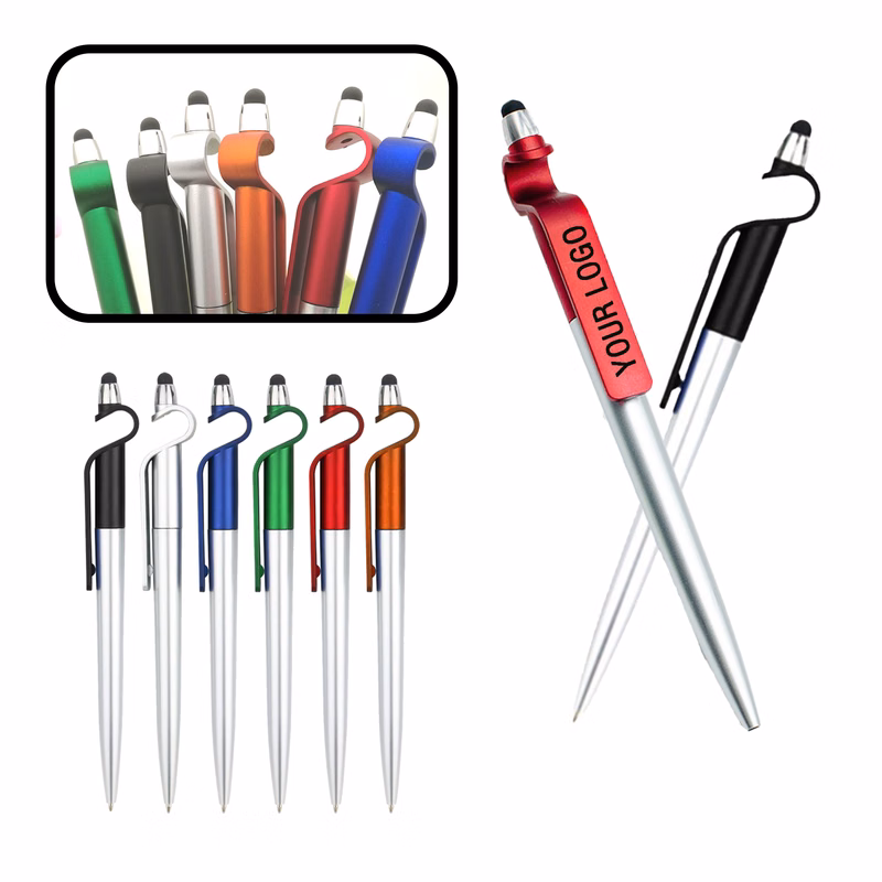 MOQ 20 PCS Plastic Pen With Stylus