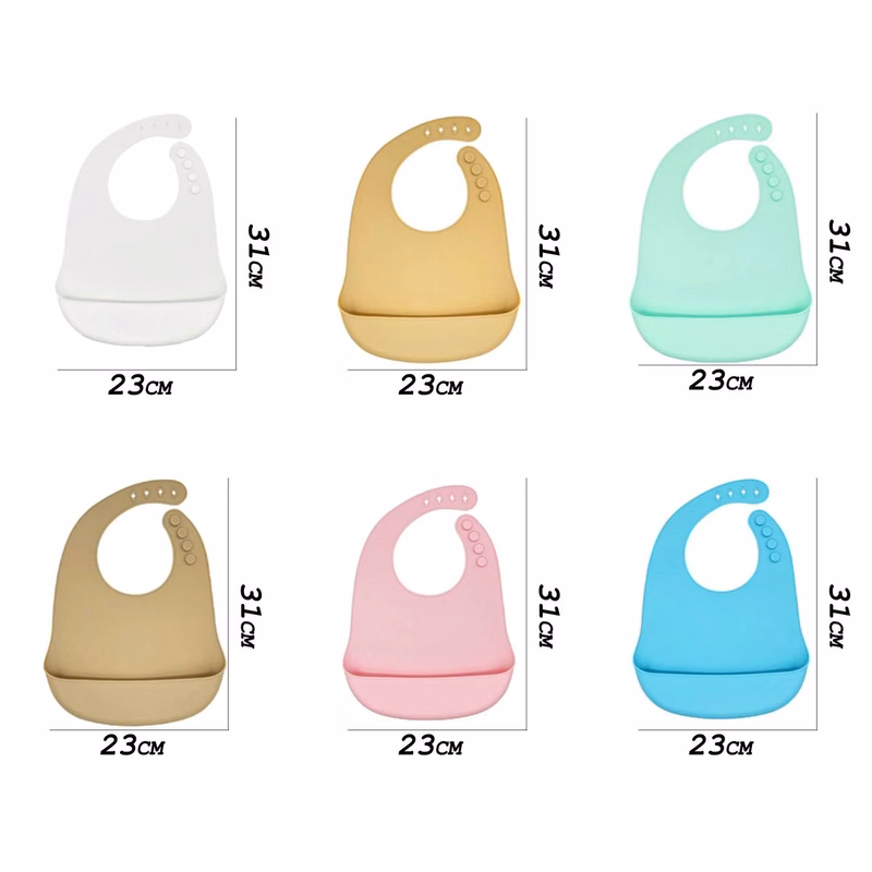 Silicone Waterproof Baby Feeding Bib
