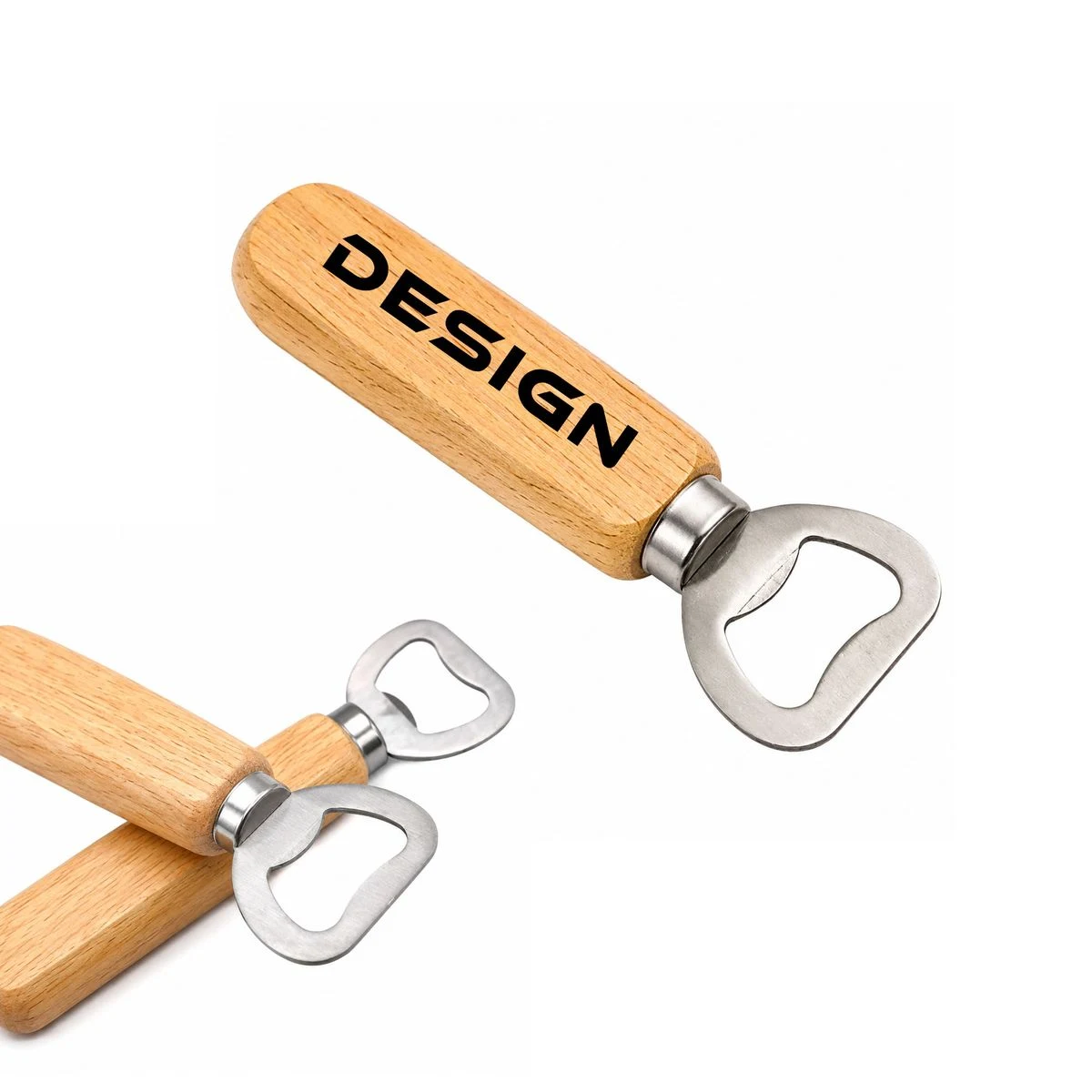 Wooden Handle Beer Opener 1